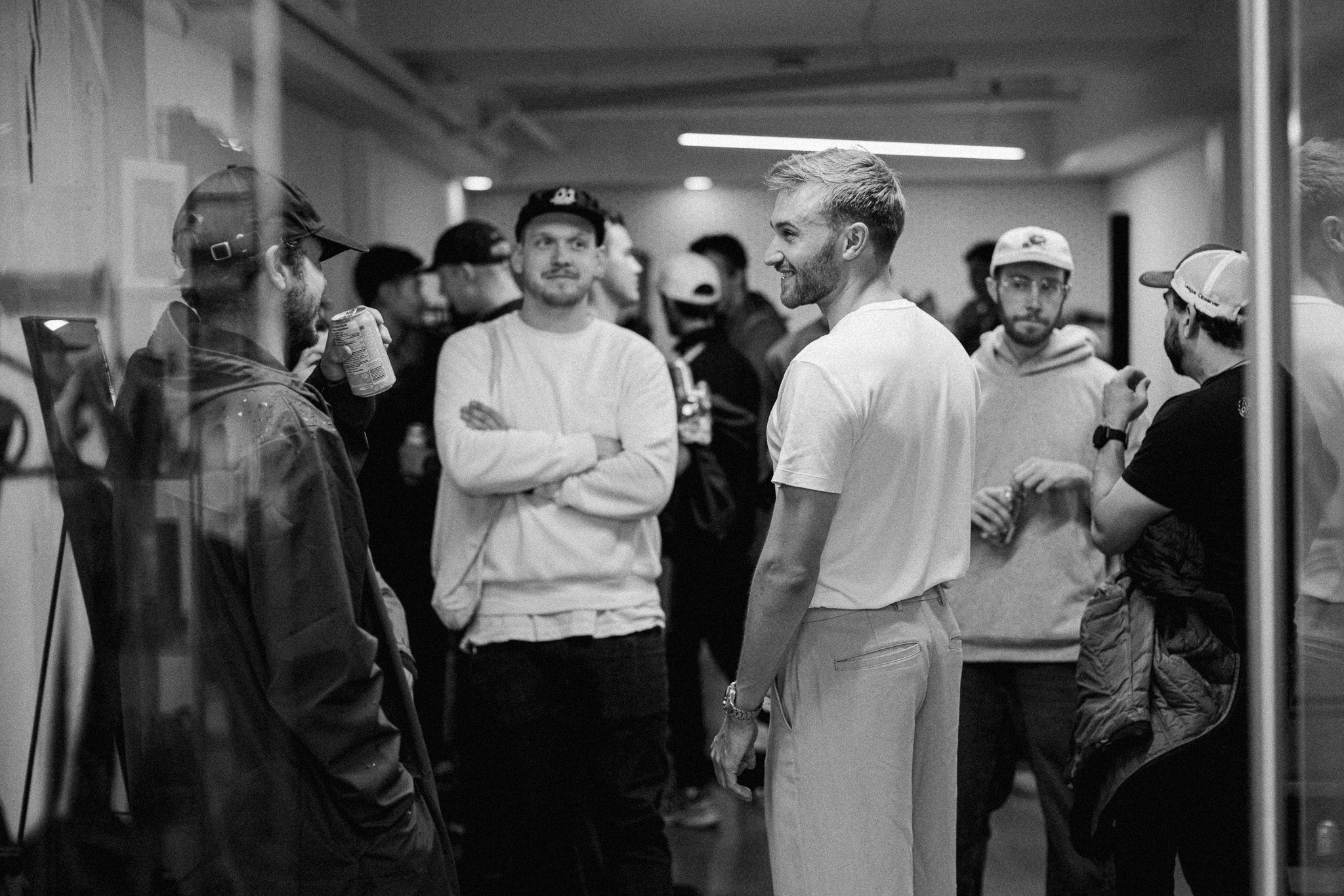 Guests gathered inside ENLESCE Brand Store in Gastown Vancouver